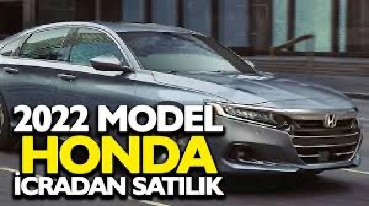 2022 Model, HONDA Marka taşıt icradan satılıktır