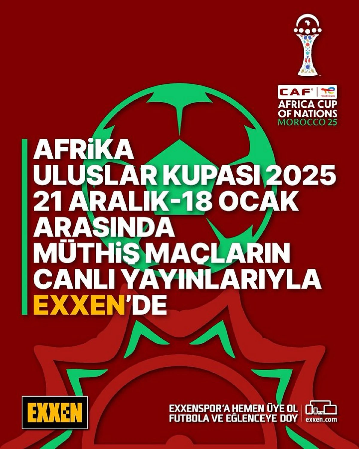 2025 Afrika Uluslar Kupası Exxen&rsquo;de