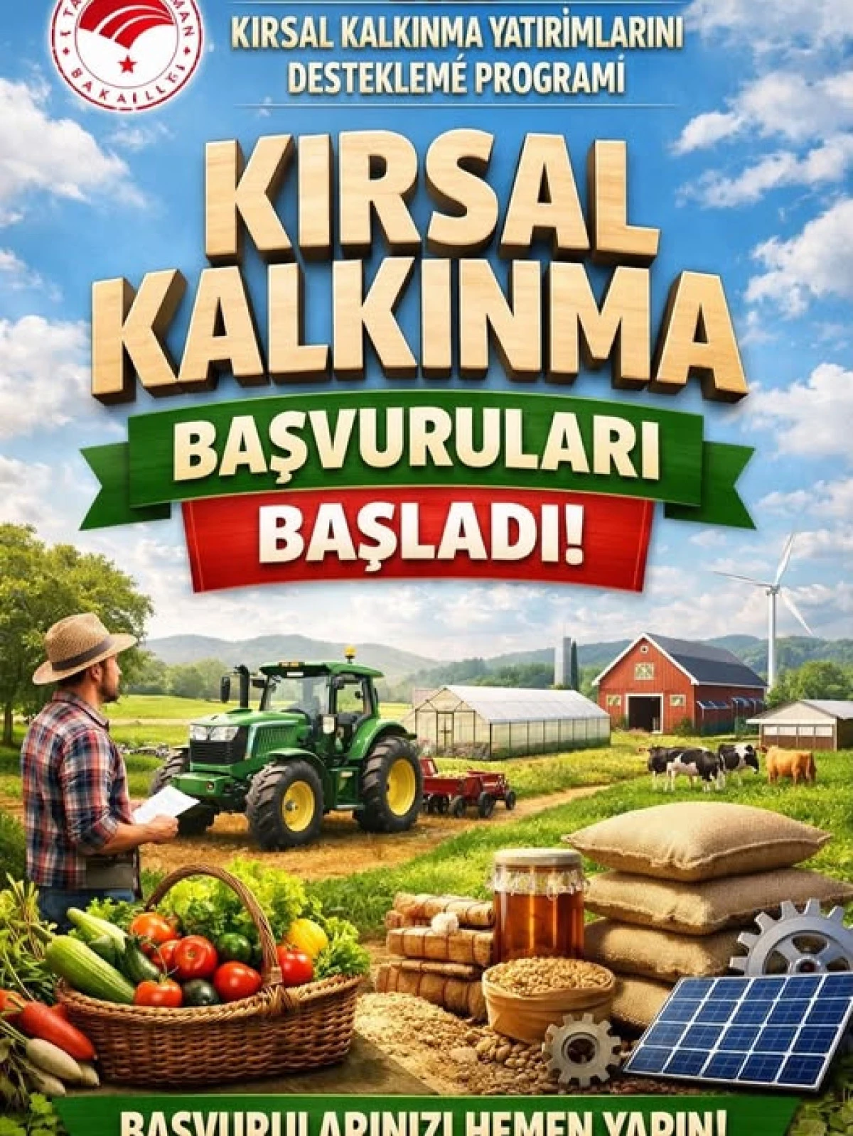 2026 Kırsal Kalkınma Destekleri Başvuruları Başladı