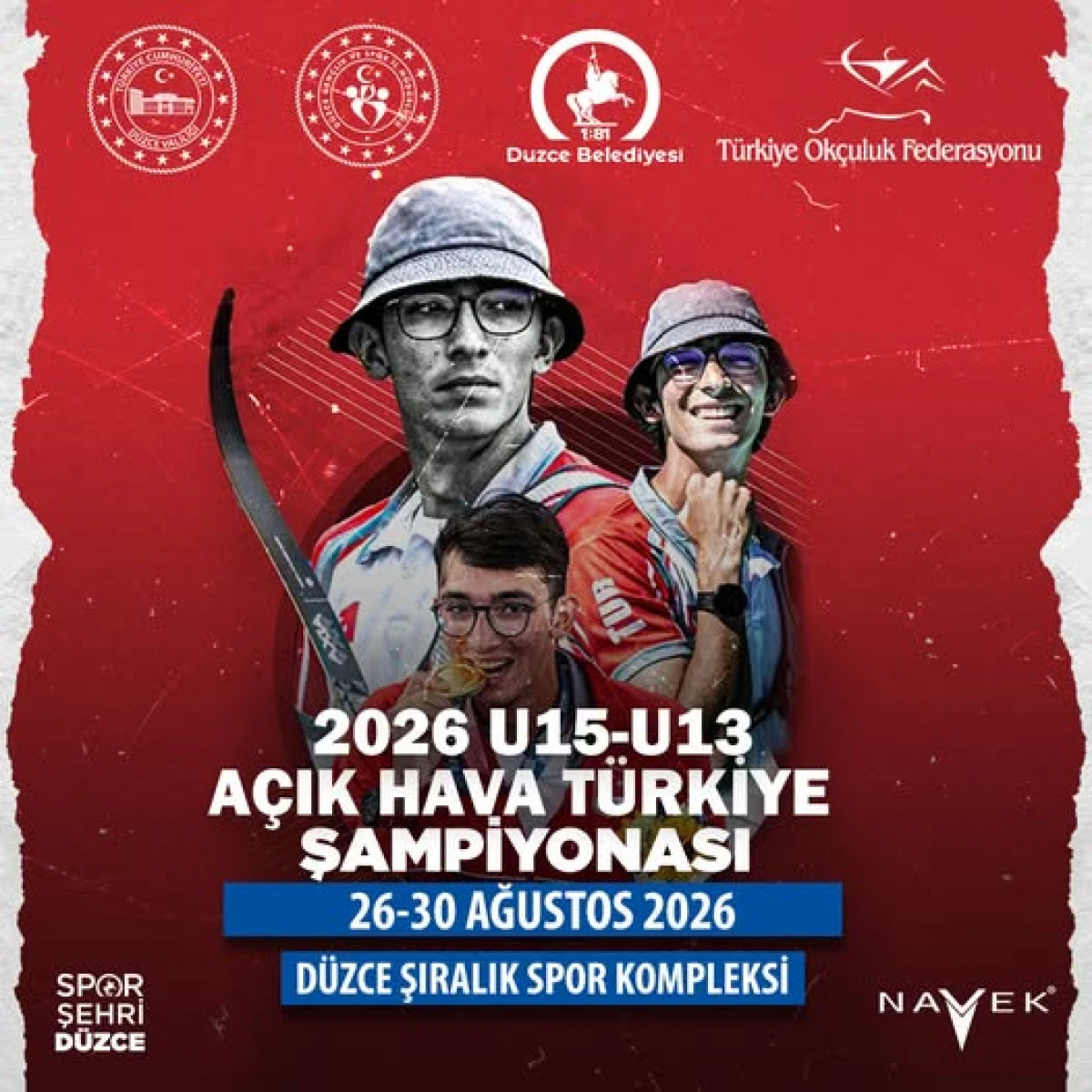 2026 U15-U13 A&ccedil;ık Hava T&uuml;rkiye Şampiyonası D&uuml;zce&rsquo;de!