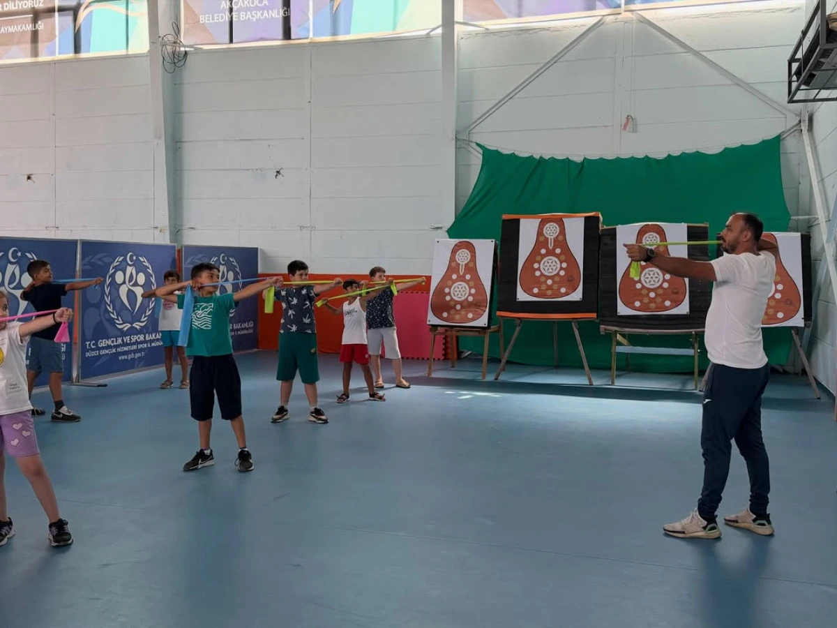 2026 Yaz Spor Okulları kapsamında Geleneksel Ok&ccedil;uluk eğitimleri başladı!