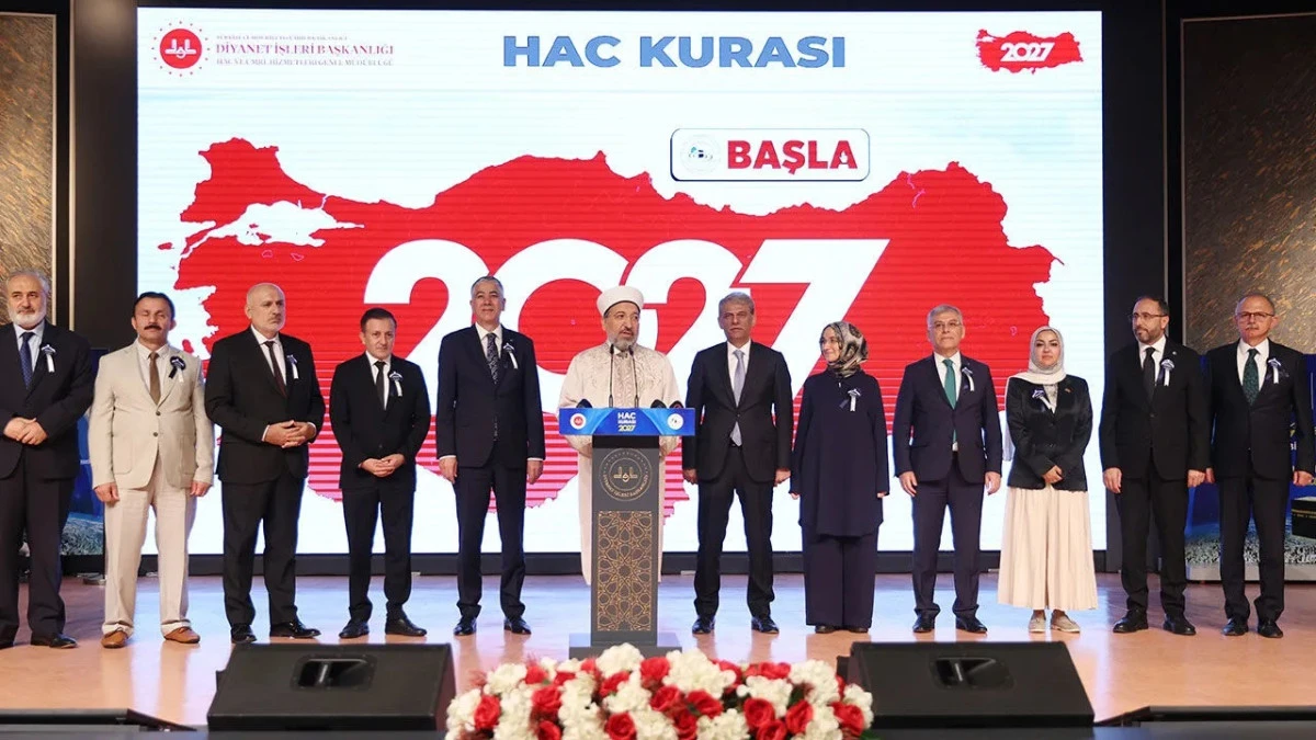 2027 yılı hac kuraları &ccedil;ekildi