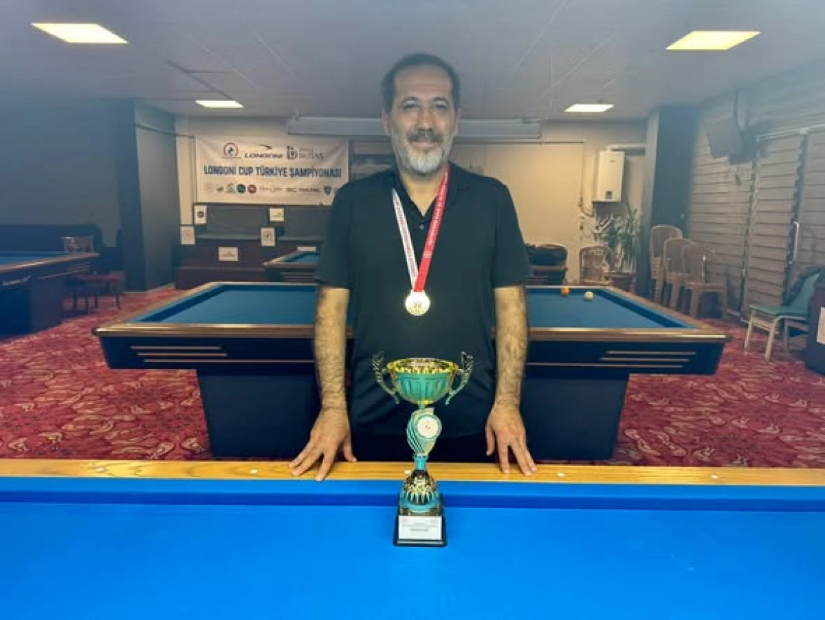3 Bant Bilardo İl Birinciliği M&uuml;sabakaları Sona Erdi