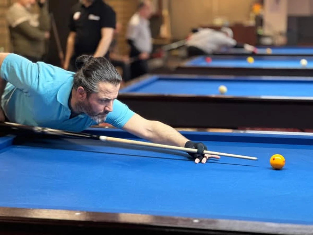 3 Bant Bilardo Kul&uuml;pler Arası Yerel Lig M&uuml;sabakaları D&uuml;zce&rsquo;de Devam Ediyor