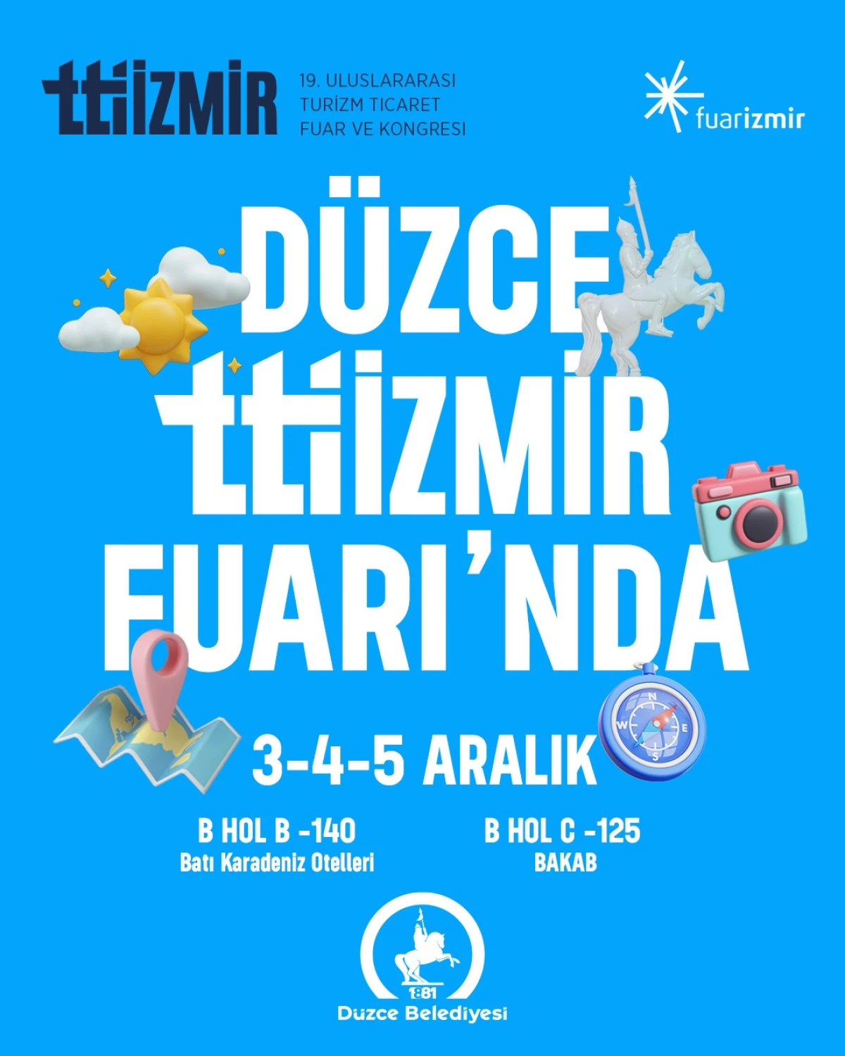 3 GÜN SÜRECEK FUAR YARIN BAŞLIYOR