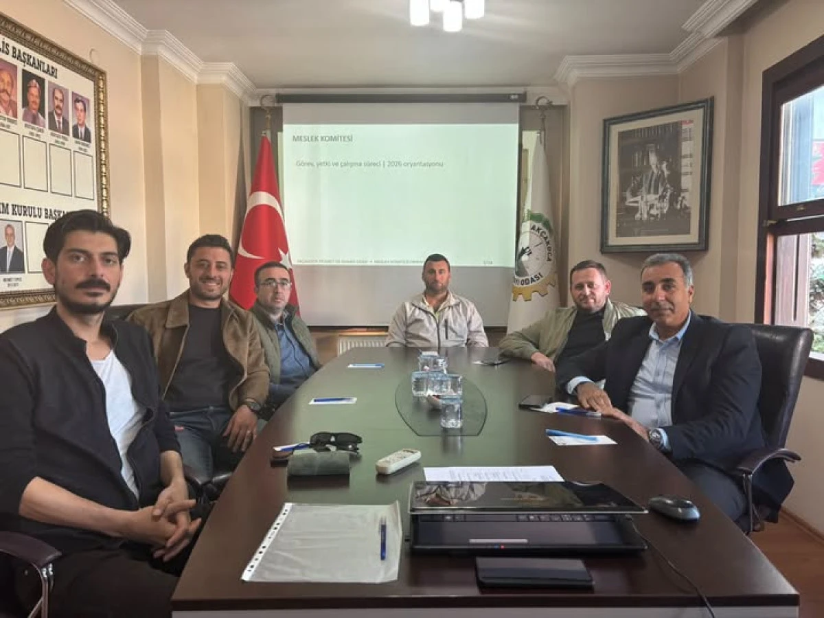 6. MESLEK KOMİTEMİZDE G&Ouml;REV DAĞILIMI GER&Ccedil;EKLEŞTİRİLDİ
