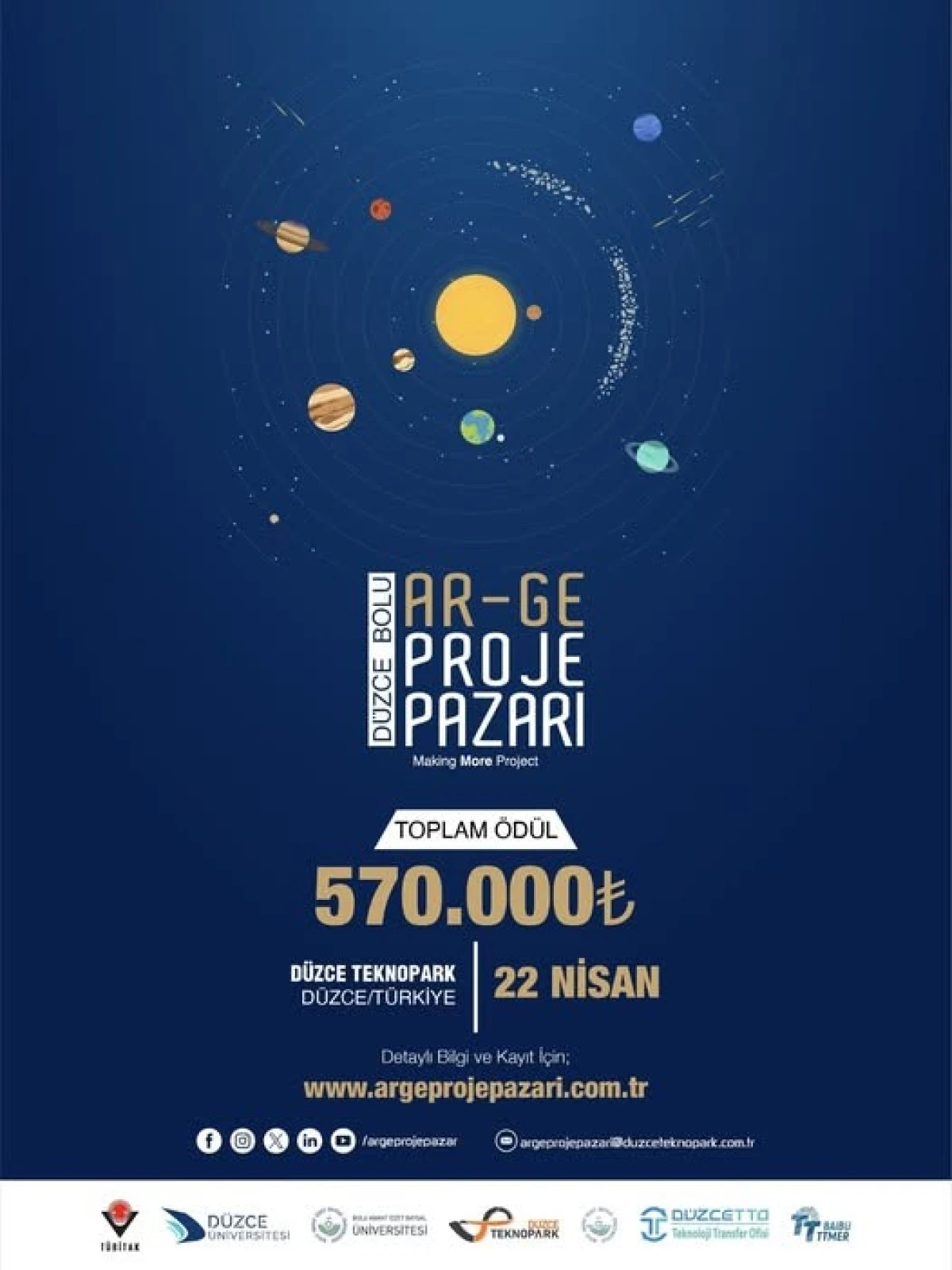 7. D&Uuml;ZCE BOLU AR-GE Proje Pazarı | Başvurular Başladı!