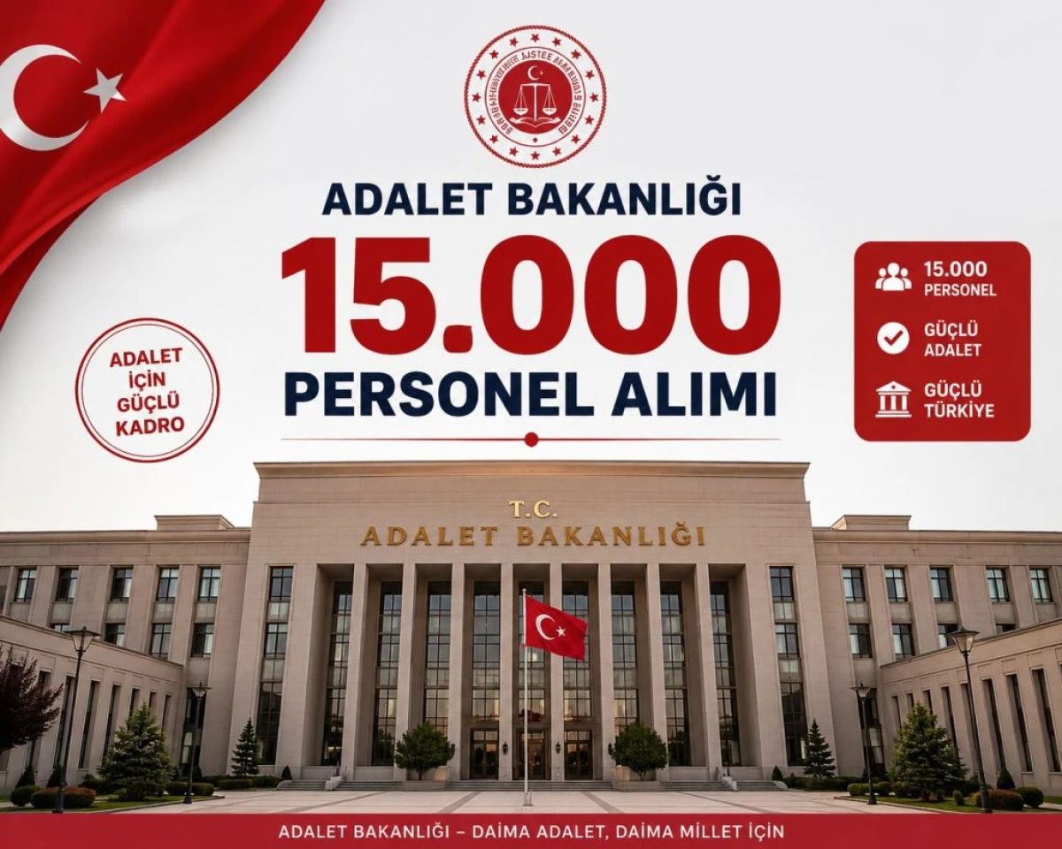 Adalet Bakanlığı 15 Bin S&ouml;zleşmeli Personel Alıyor