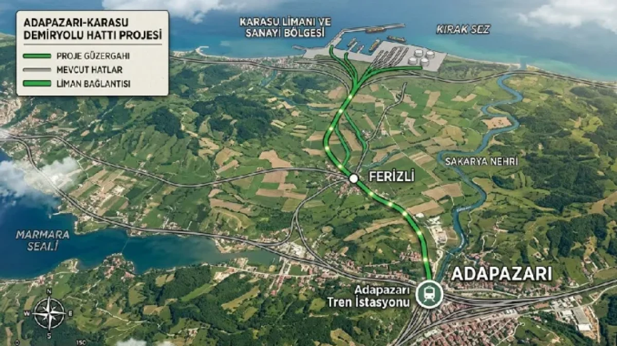 Adapazarı-Karasu Demiryolu Hattı Yapımına 13 Şirket M&uuml;racaat Etti