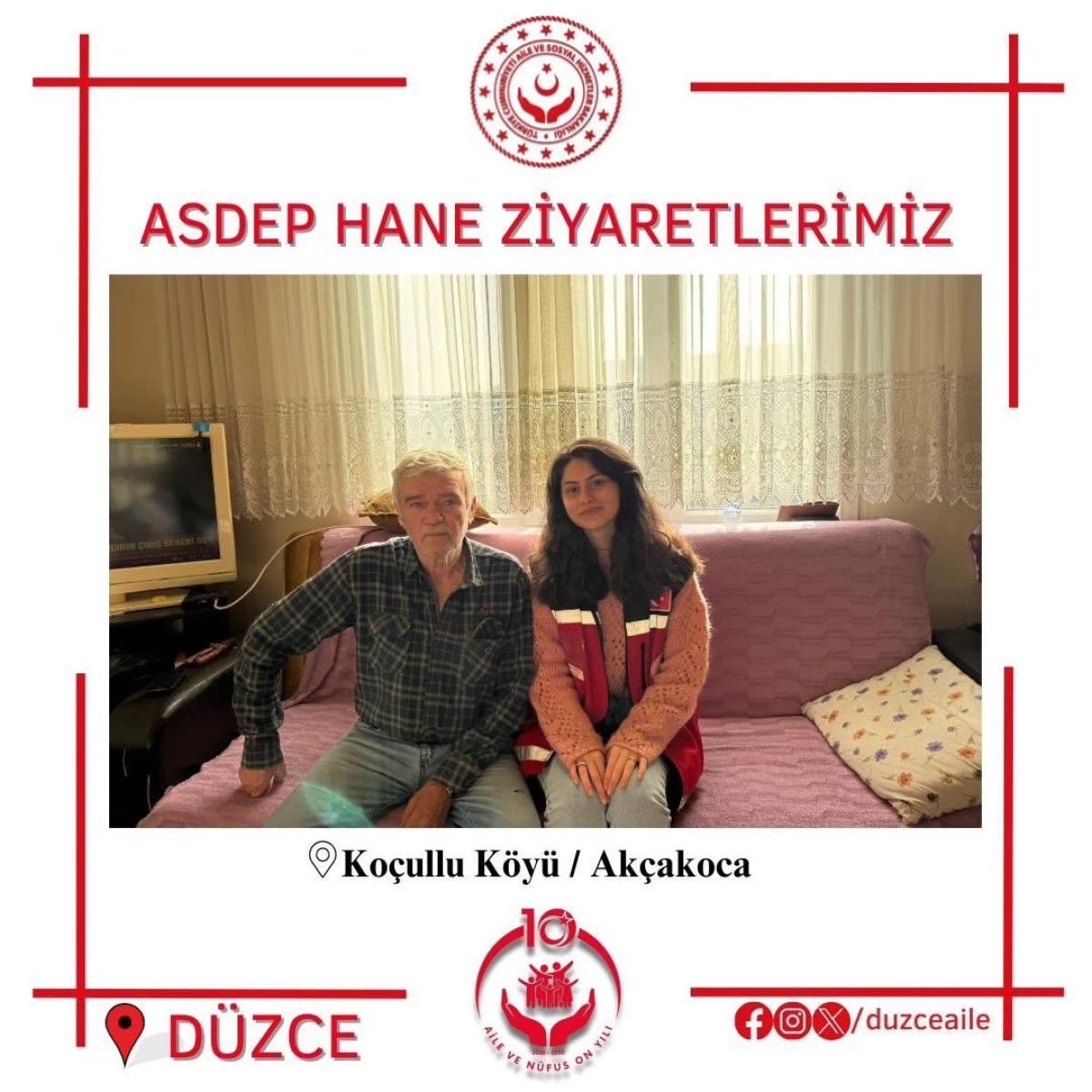 Aile Sosyal Destek Uzmanlarımız Sahada!