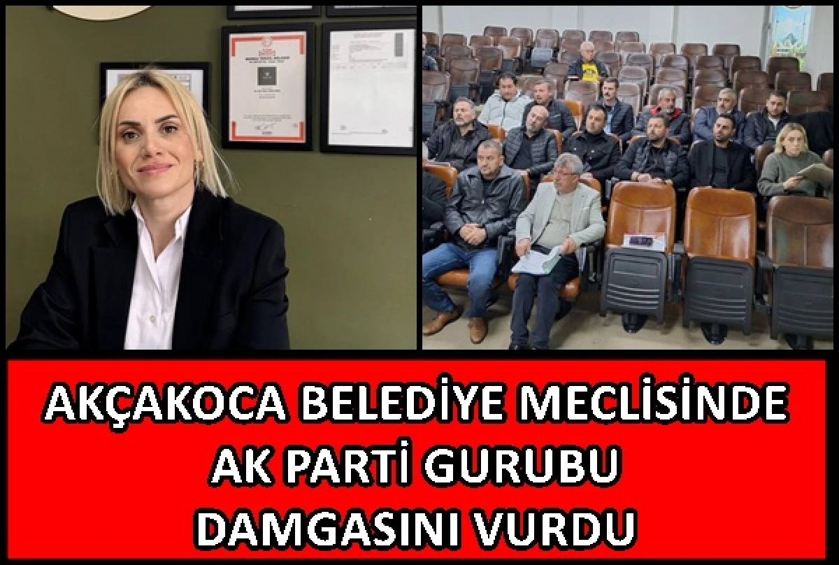  AK&Ccedil;AKOCA BELEDİYE MECLİSİ&rsquo;NE AK PARTİ DAMGA VURDU: &ldquo;HAYAL PROJELERİNİ BIRAKIN, YOL YAPIN!&rdquo;