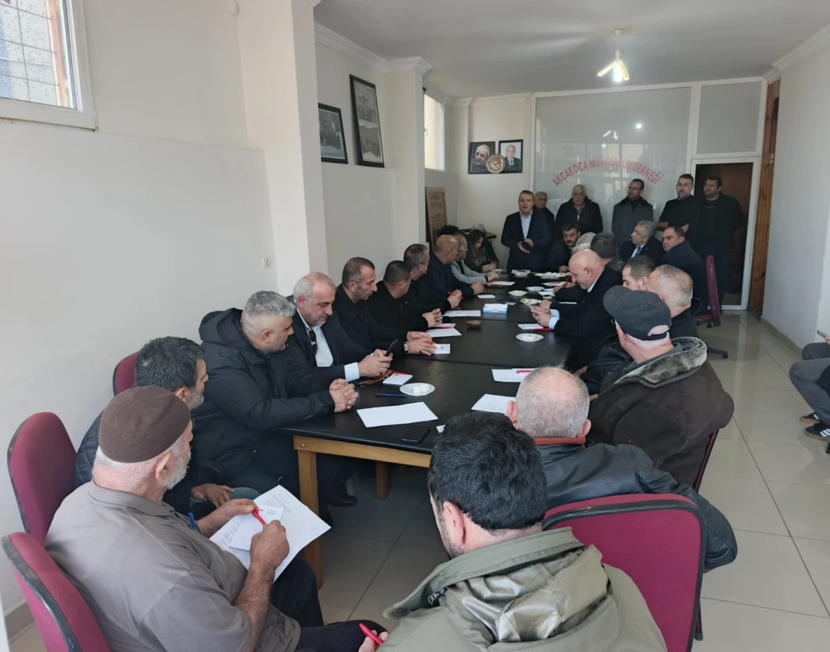 AK&Ccedil;AKOCA CHP DEN  MUTARLARA ZİYARET