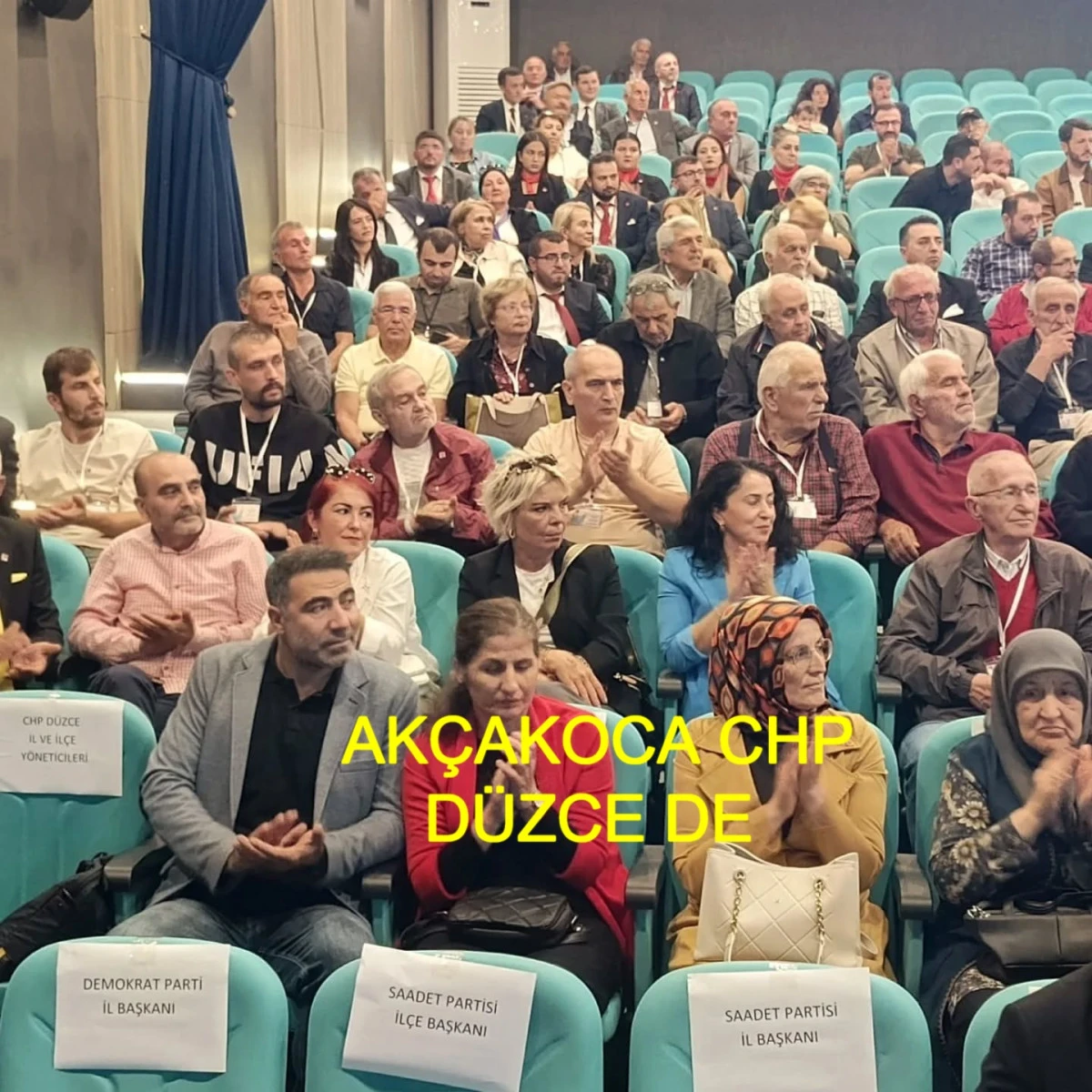 AKÇAKOCA CHP, DÜZCE MERKEZ İLÇE KONGRESİ’NE KATILIM SAĞLADI