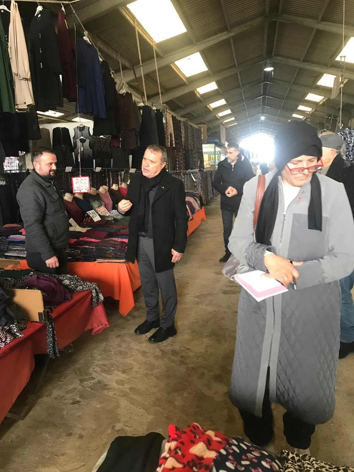 AK&Ccedil;AKOCA CHP İL&Ccedil;E BAŞKANI TUĞRUL ABANOZ SOKAĞA İNDİ