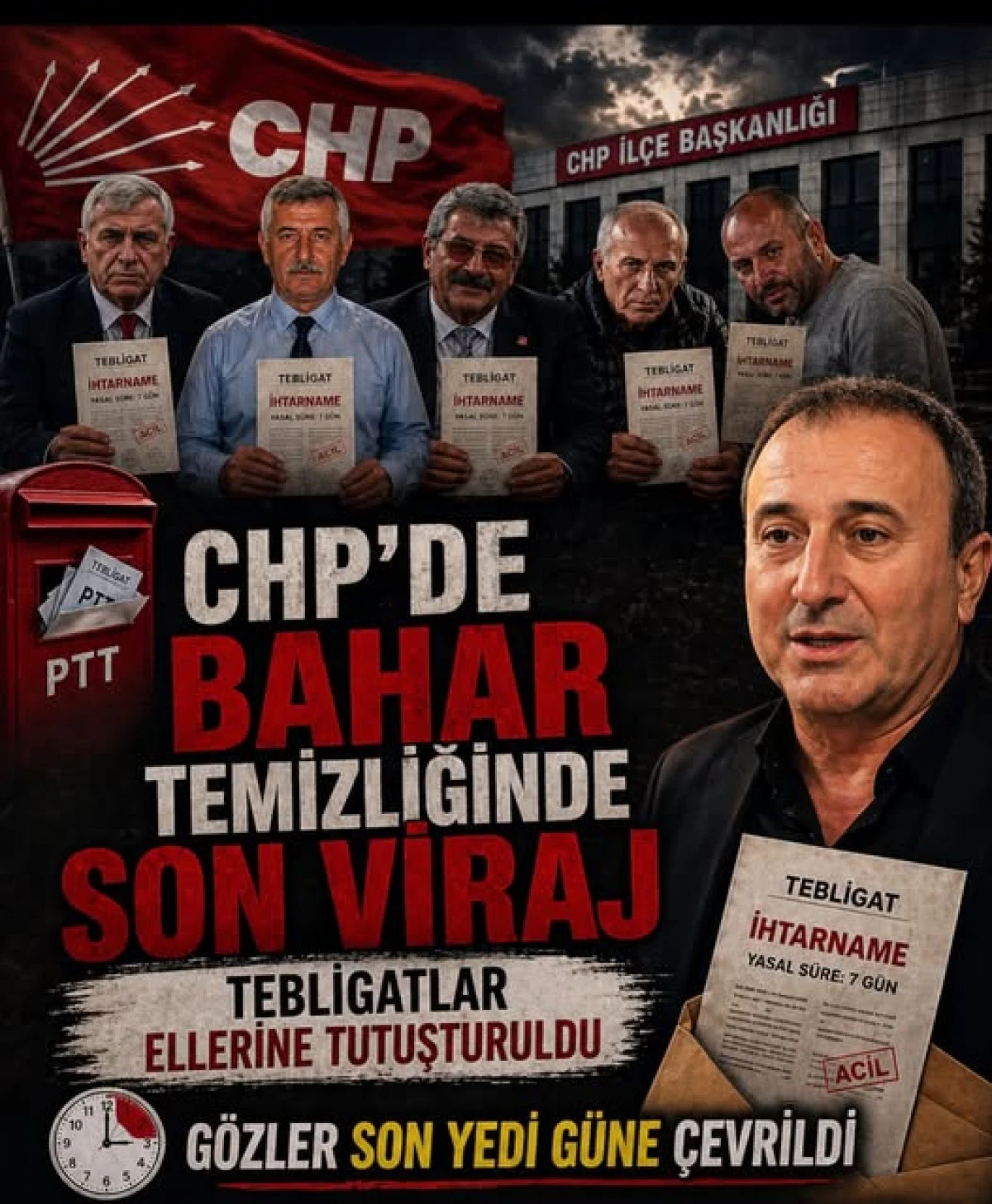 AK&Ccedil;AKOCA CHP&rsquo;DE DİSİPLİN S&Uuml;RECİ DERİNLEŞİYOR