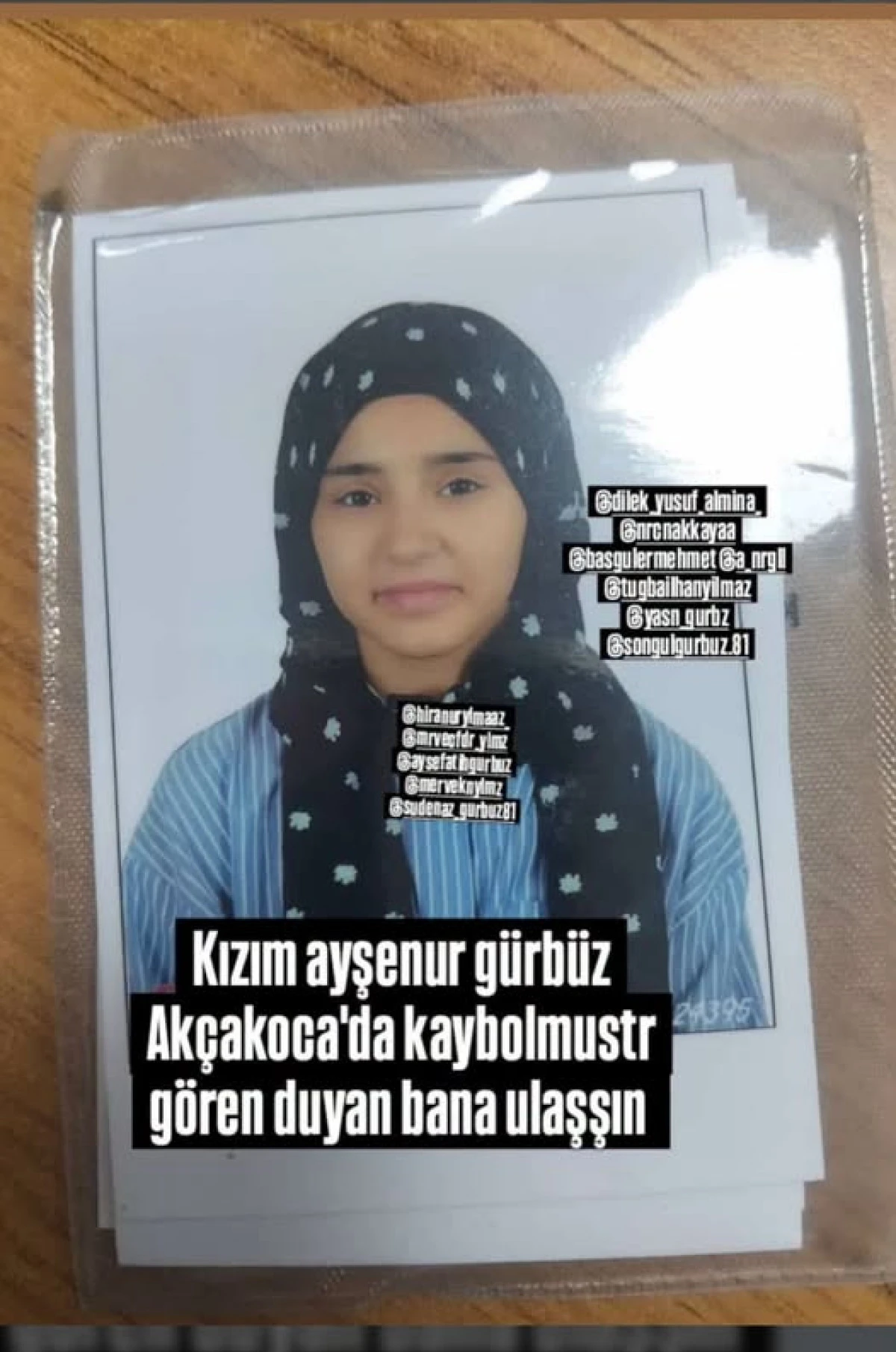 Ak&ccedil;akoca da Ayşenur G&uuml;rb&uuml;z&rsquo;den haber alınamıyor.