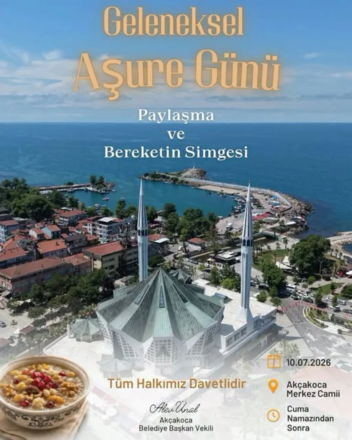 AK&Ccedil;AKOCA DA BELEDİYEDEN AŞURE G&Uuml;N&Uuml;