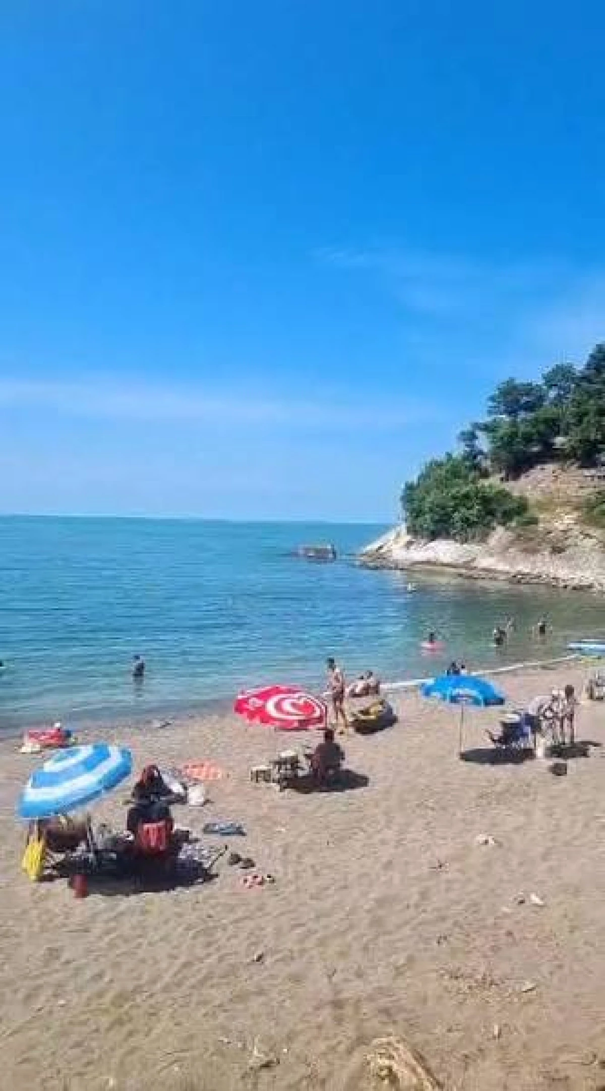 AK&Ccedil;AKOCA DA DENİZ &Ccedil;OK SAKİN