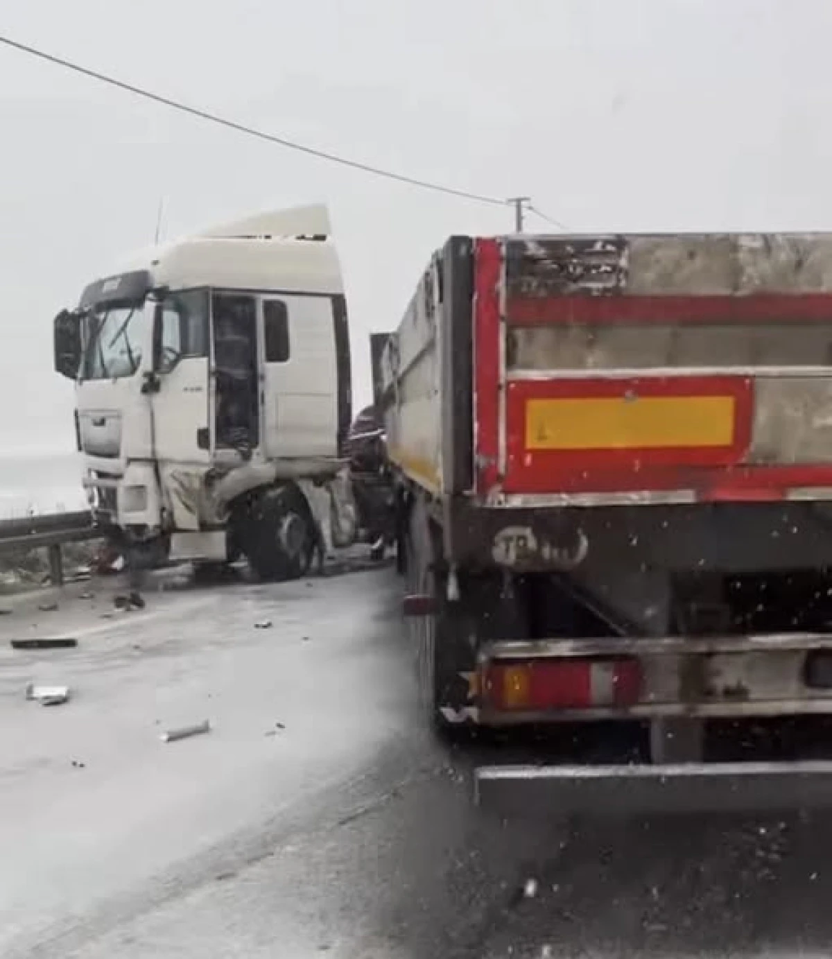 AK&Ccedil;AKOCA DA TRAFİK KAZASI