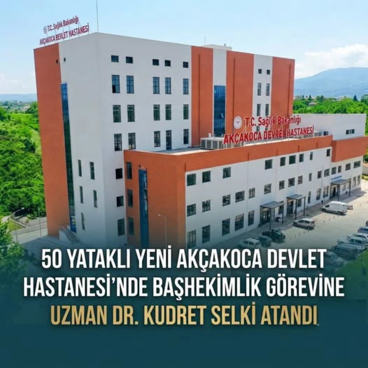 Ak&ccedil;akoca Devlet Hastanesi&rsquo;nde Yeni Başhekim G&ouml;reve Başladı
