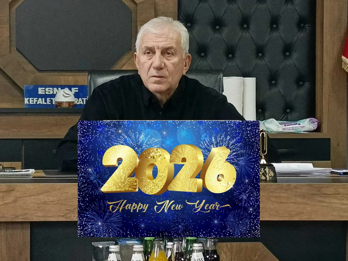 Ak&ccedil;akoca Esnaf Kooperatif Oda Başkanı Hikmet Sarıoğlundan Yeni Yıl Mesajı 