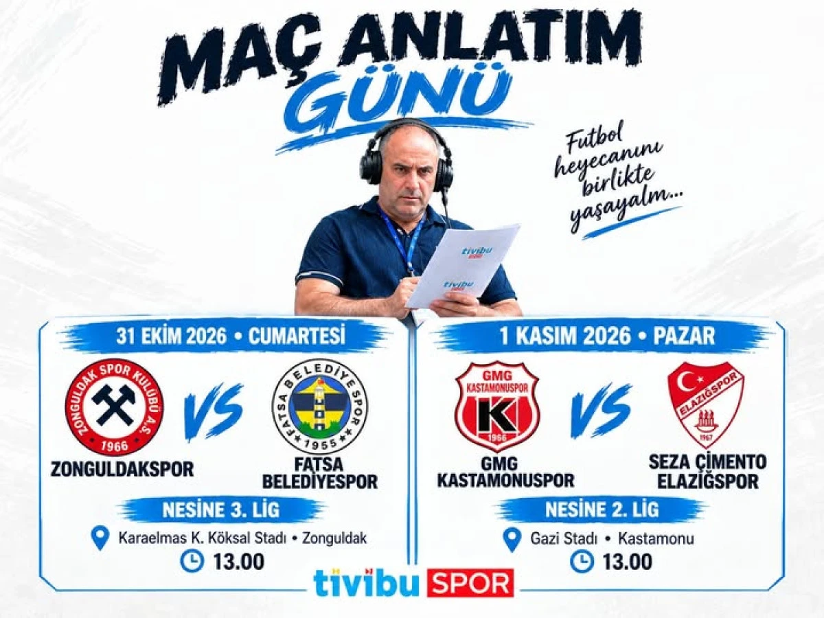 AK&Ccedil;AKOCA LI SPOR SPİKERİNE ZOR G&Ouml;REV