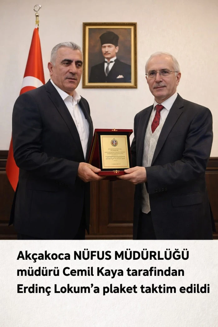 AK&Ccedil;AKOCA N&Uuml;FUS M&Uuml;D&Uuml;RL&Uuml;Ğ&Uuml;NDE G&Ouml;REV YAPAN ERDİN&Ccedil; LOKUM EMEKLİ OLDU