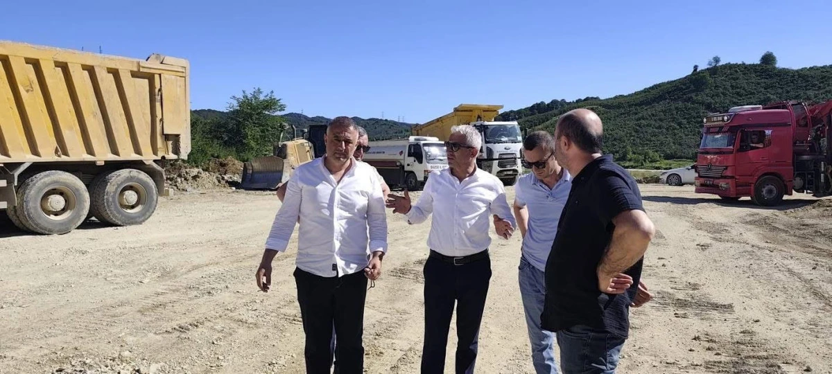 Ak&ccedil;akoca OSB de 7 fabrikanın temel kazıları başladı&hellip;