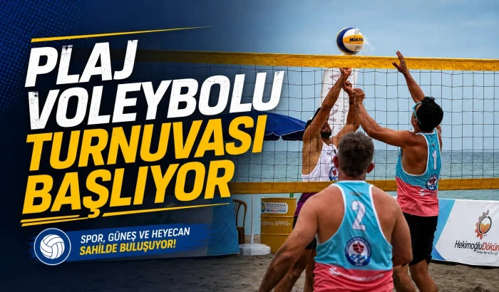 Ak&ccedil;akoca Plaj Voleybolu Turnuvasına Hazırlanıyor