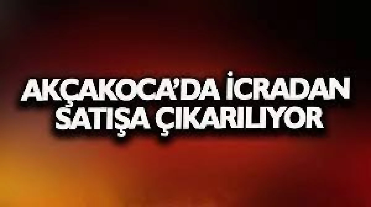 Akçakoca'da 115 m² daire icradan satılıktır