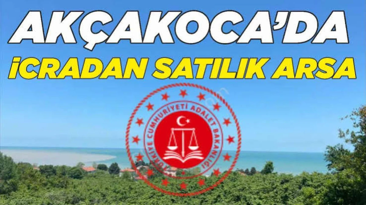 Ak&ccedil;akoca'da 32,10 m&sup2; arsa icradan satılıktır