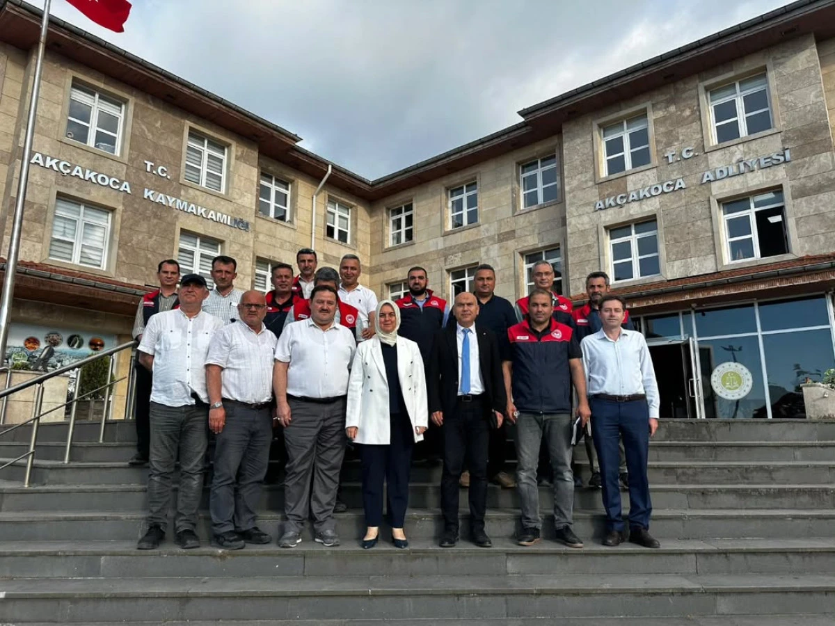 Ak&ccedil;akoca&rsquo;da Aylık Değerlendirme Toplantısı Ger&ccedil;ekleştirildi