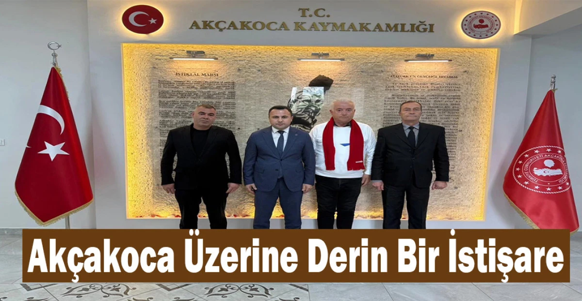 Ak&ccedil;akoca&rsquo;da Basın&ndash;Y&ouml;netim Buluşması: Kronik Sorunlar Masaya Yatırıldı