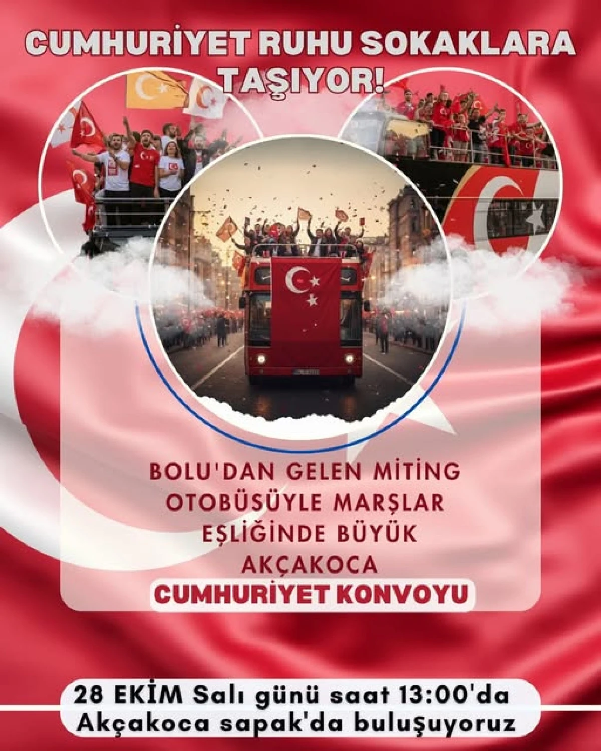 AKÇAKOCA’DA CUMHURİYET’İN 102. YILI COŞKUSU DOLU DOLU KUTLANACAK