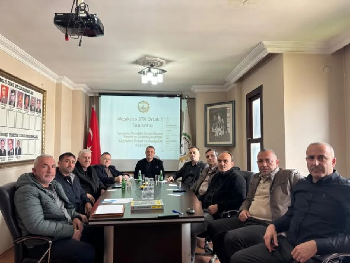 Ak&ccedil;akoca&rsquo;da STK&rsquo;lardan Ortak Akıl Vurgusu