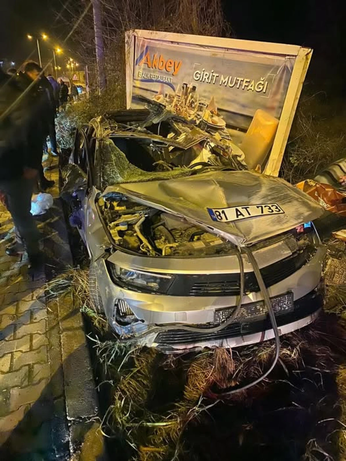 Ak&ccedil;akoca&rsquo;da Trafik Kazası: 2 Yaralı