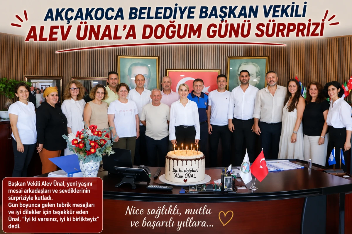 Alev &Uuml;nal&rsquo;a Doğum G&uuml;n&uuml; S&uuml;rprizi