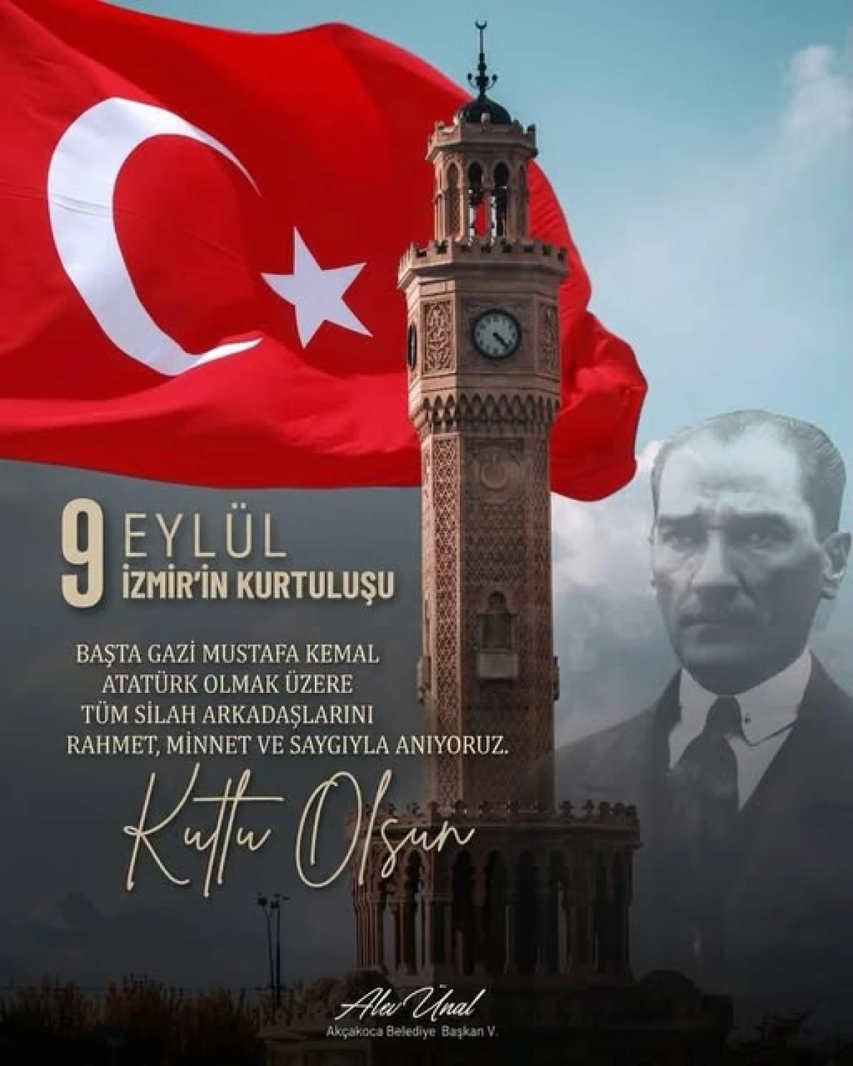 ALEV &Uuml;NAL&rsquo;DAN İZMİR&rsquo;İN KURTULUŞU MESAJI