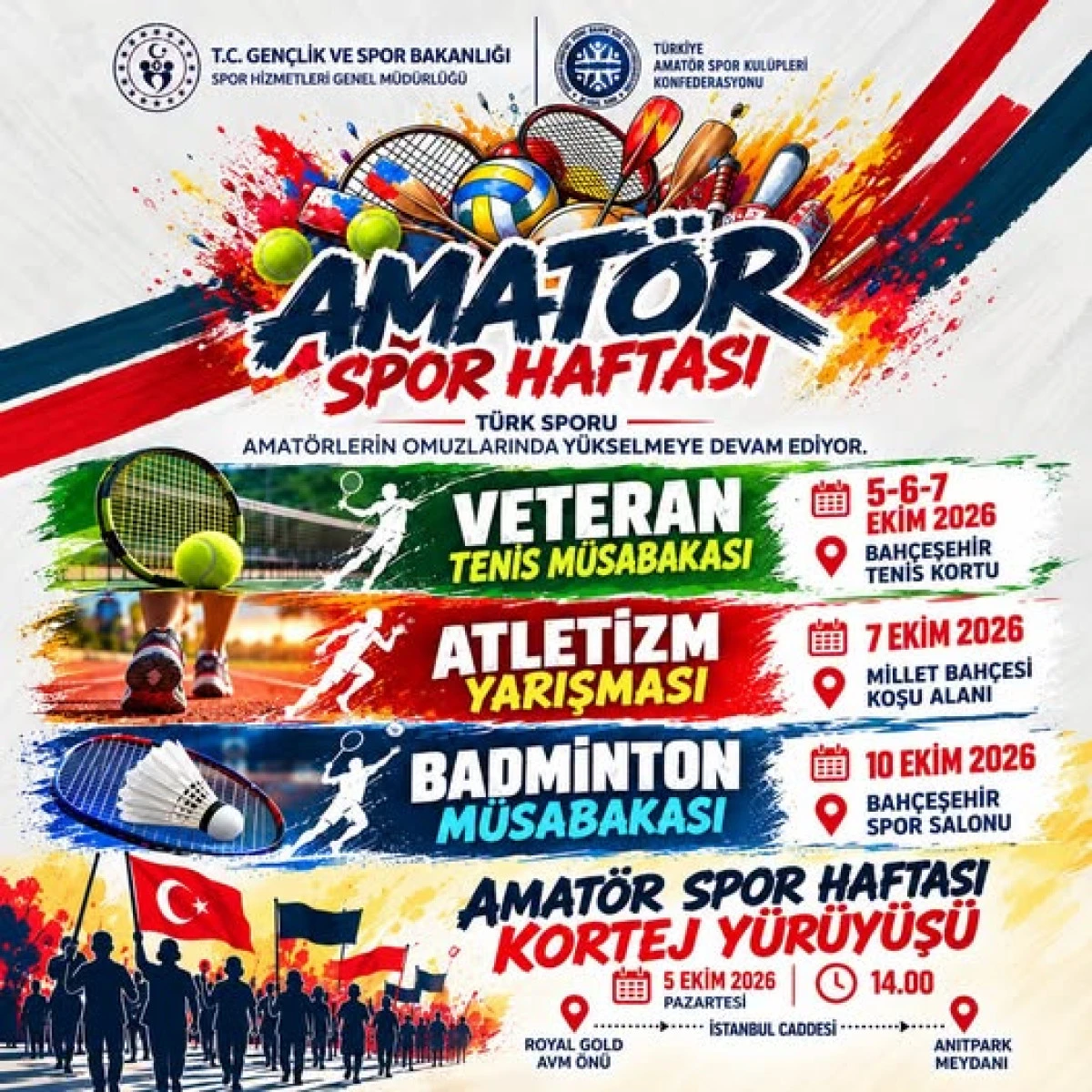 Amat&ouml;r Spor Haftası D&uuml;zce&rsquo;de Sporla Dolu Bir Programla Kutlanacak