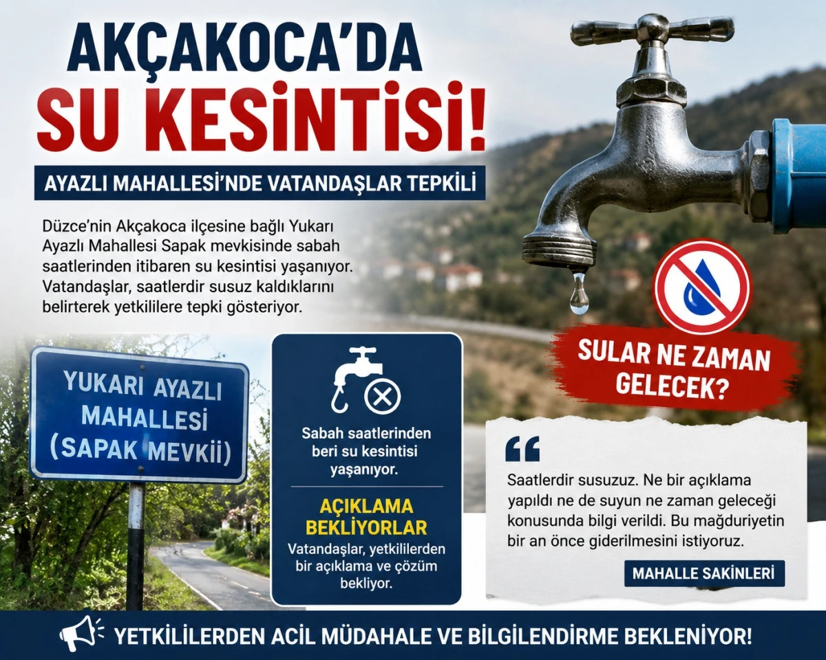 AYAZLI MAHALLESİ'NDE VATANDAŞLAR MAĞDUR