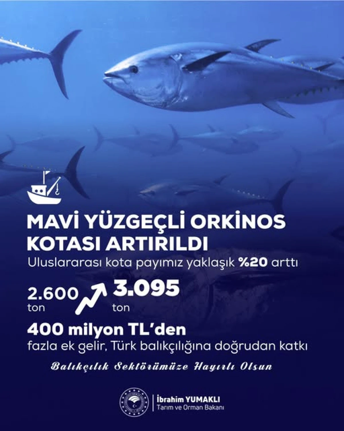 Balıkçılık sektöründe uluslararası bir başarı daha.