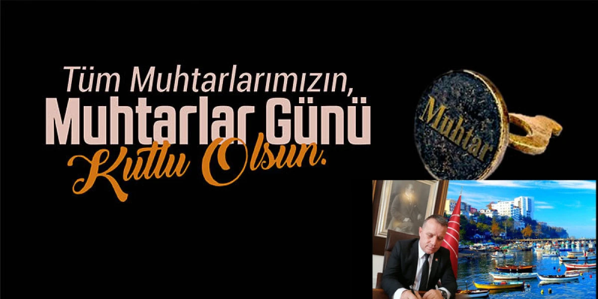 BAŞKAN ABANOZ,MUHTARLARI UNUTMADI