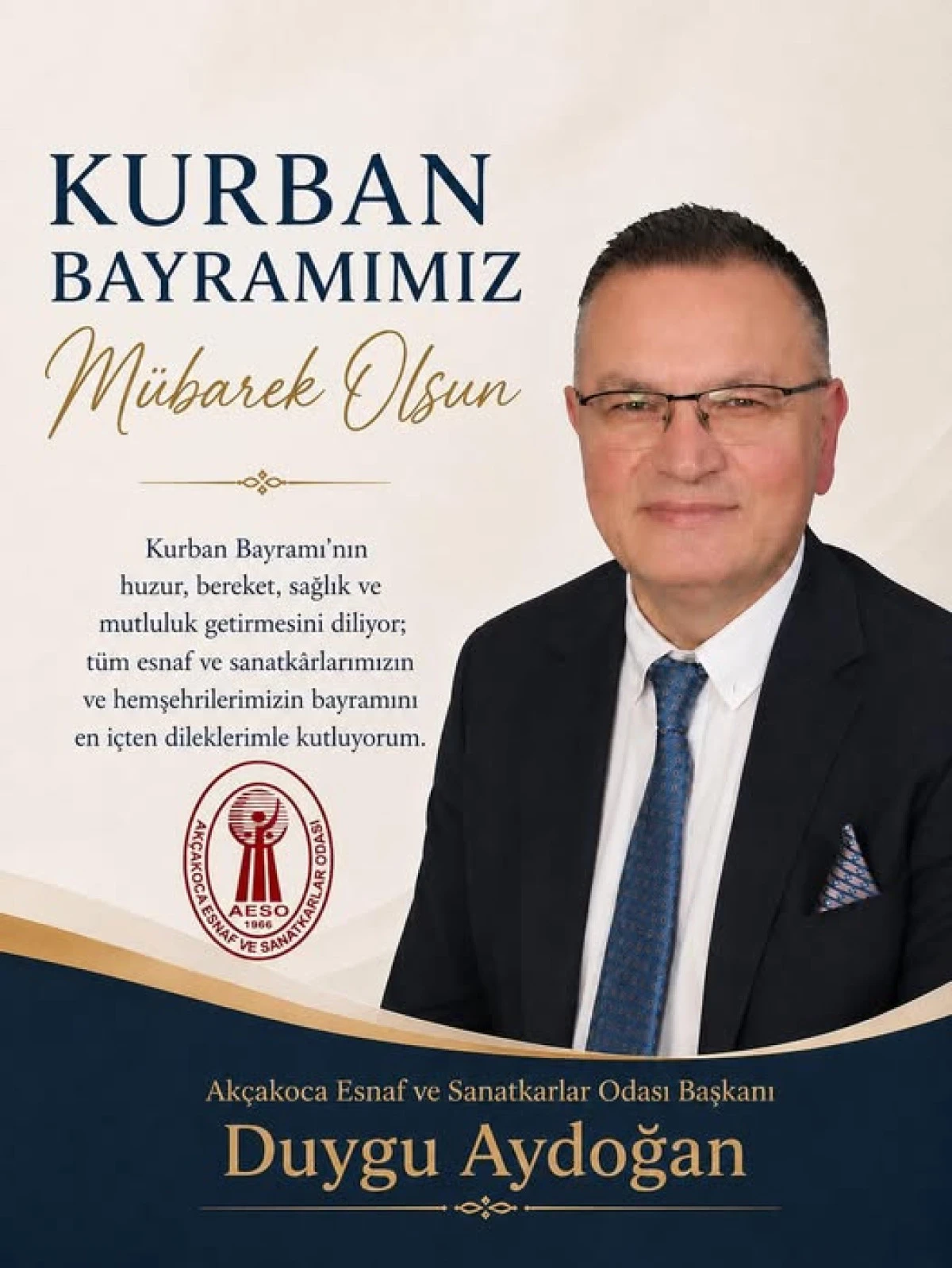 BAŞKAN DUYGU AYDOĞAN ,DAN,KURBAN BAYRAMI MESAJI
