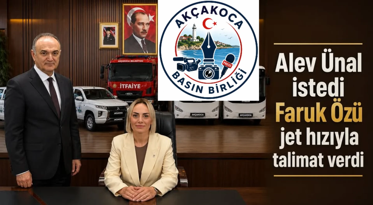 Başkan &Ouml;zl&uuml;, Alev &Uuml;nal&rsquo;ı Kırmadı: Ak&ccedil;akoca&rsquo;ya Ara&ccedil; Desteği Geliyor