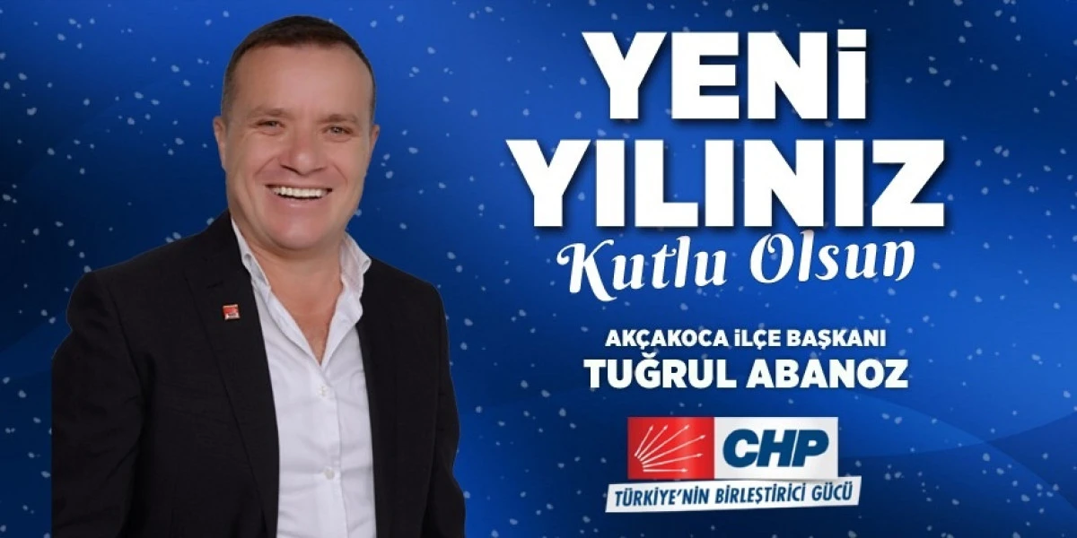 BAŞKAN TUĞRUL ABANOZ AK&Ccedil;AKOCA LILARIN YENİ YILINI KUTLADI