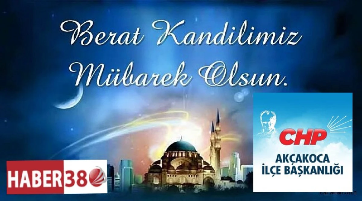BAŞKAN TUĞRUL ABANOZ DAN BERAT KANDİLİ MESAJI