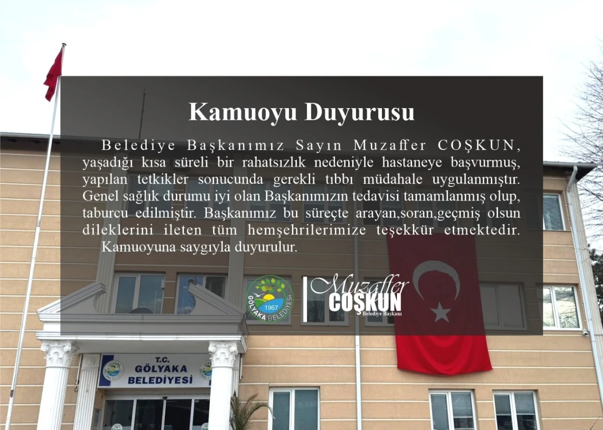 BELEDİYE BAŞKANI HASTANEYE KALDIRLDI