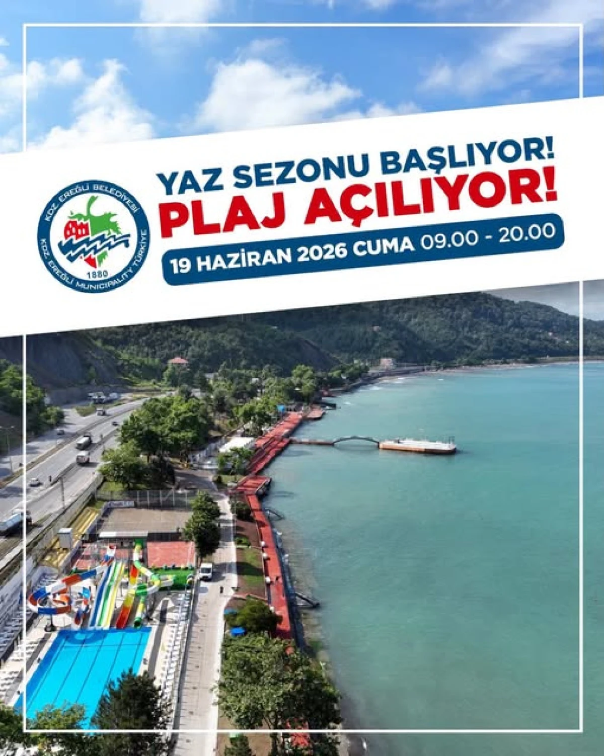 BELEDİYE PLAJLARI 19 HAZİRAN CUMA G&Uuml;N&Uuml; A&Ccedil;ILIYOR