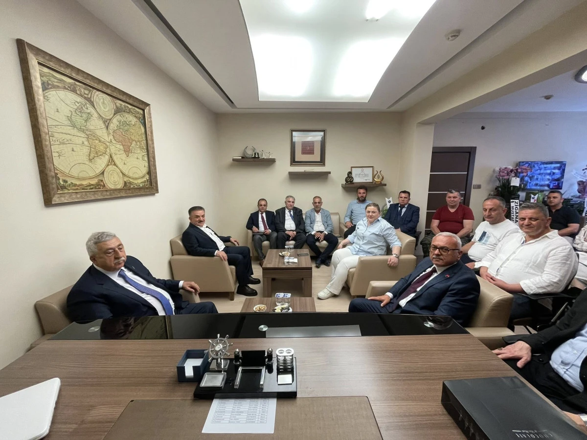 BENDEVİ PALAND&Ouml;KEN&rsquo;DEN BAŞKAN KESER&rsquo;E ZİYARET