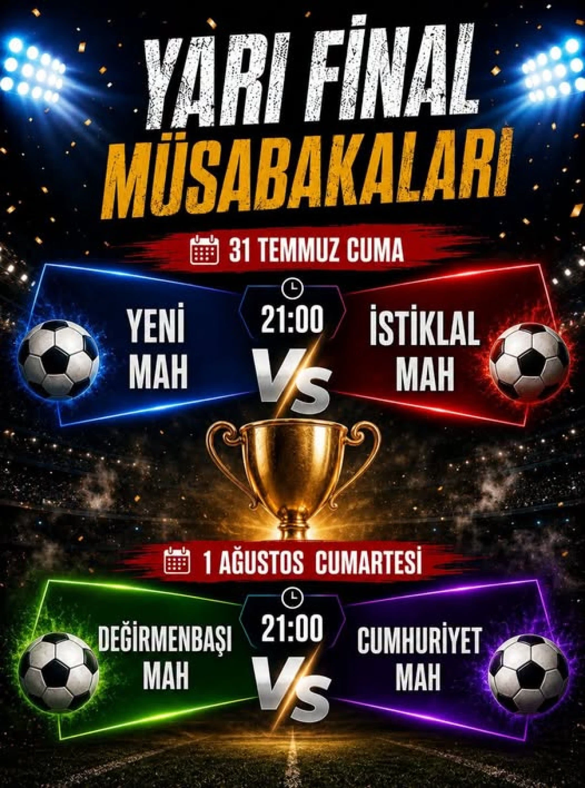 BEYK&Ouml;Y DE FUTBOL Ş&Ouml;LENİ